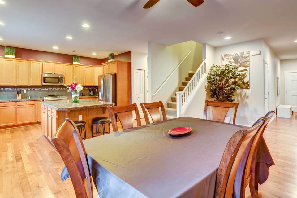 Dining Area | Dishware/Flatware | High Chair | Trash Bags/Paper Towels