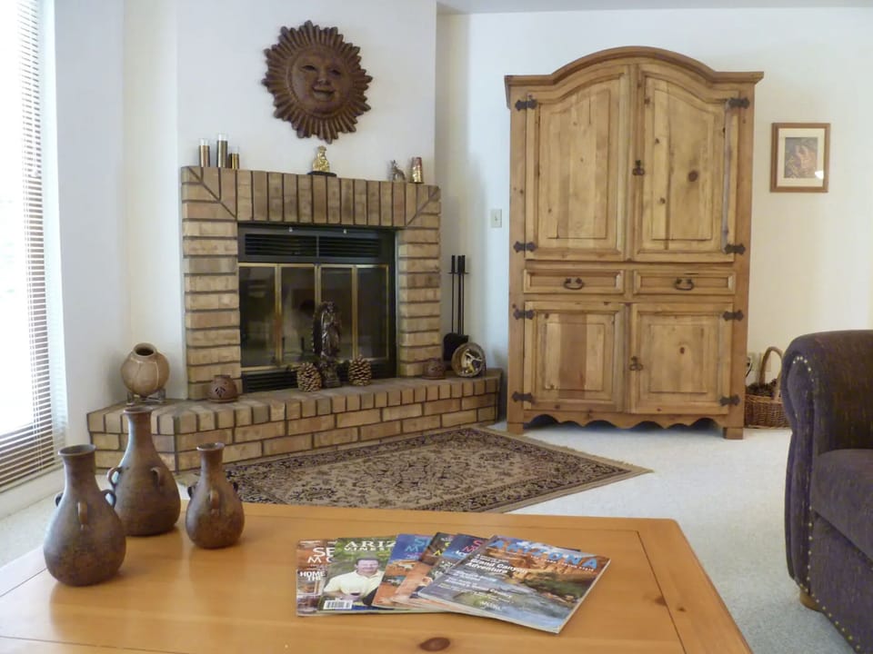 Right side of Living Room with TV Armoire
