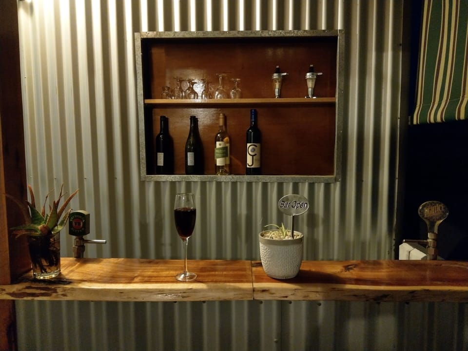 Bar on rear deck