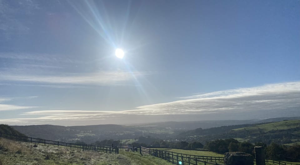 Gorgeous views near the cottages.