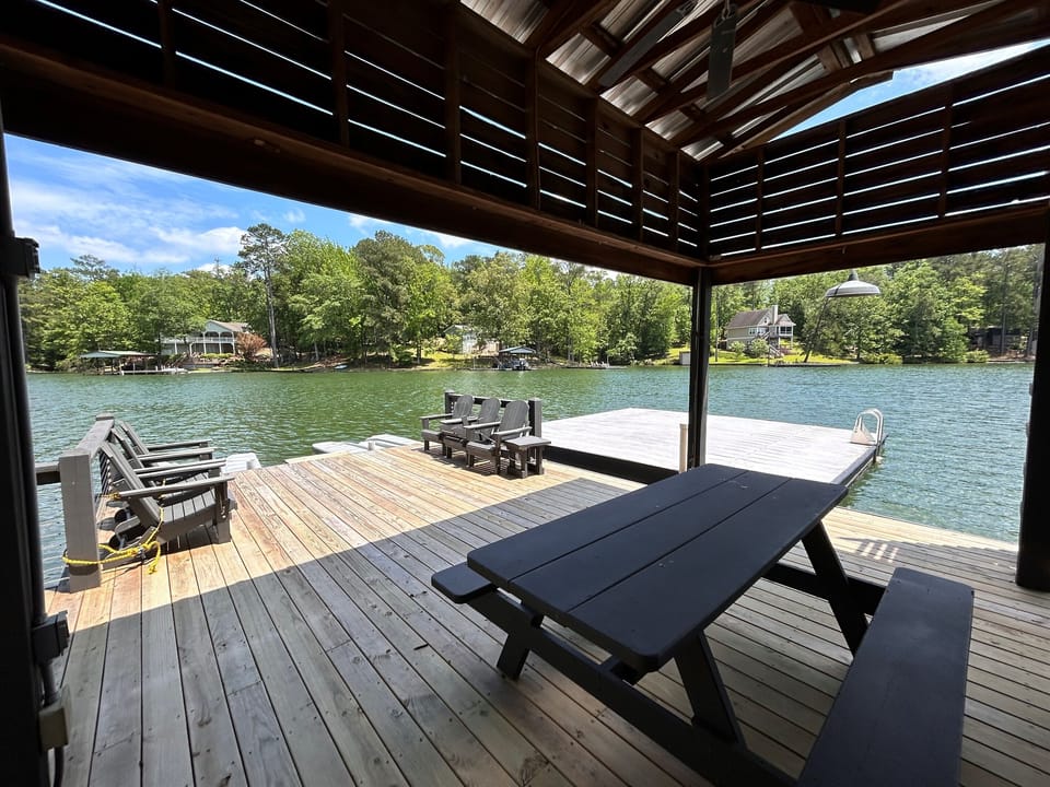New Dock and Pier perfect for soaking up the sun!