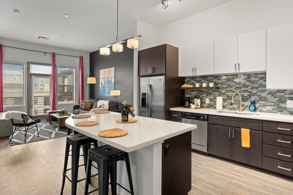 Kitchen and dining area