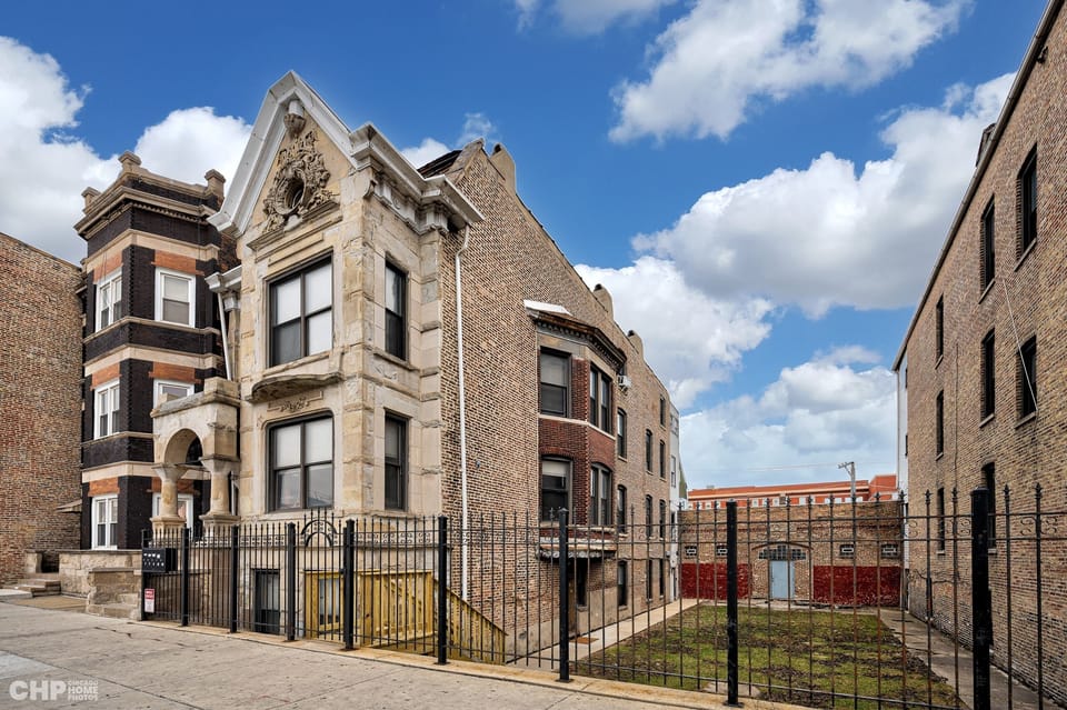 Entrance to the home is through the side gate