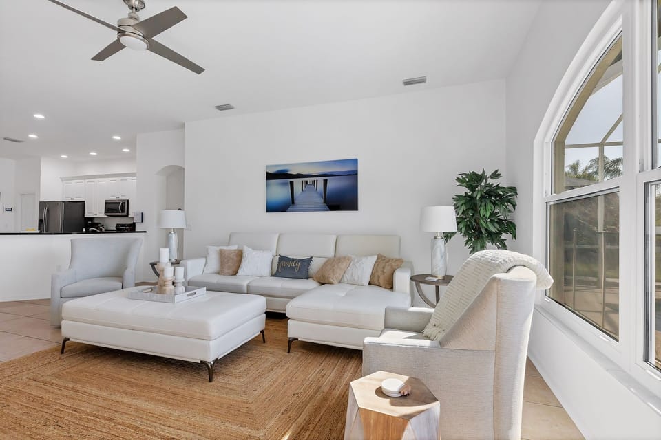 Comfortable couches you can relax on.