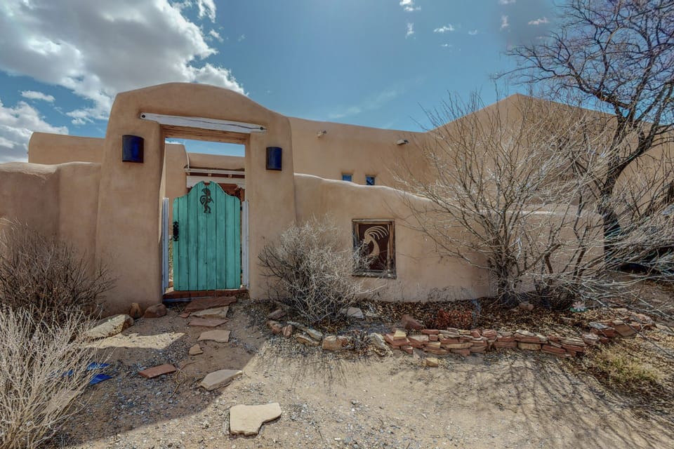Exterior view - fully gated for privacy