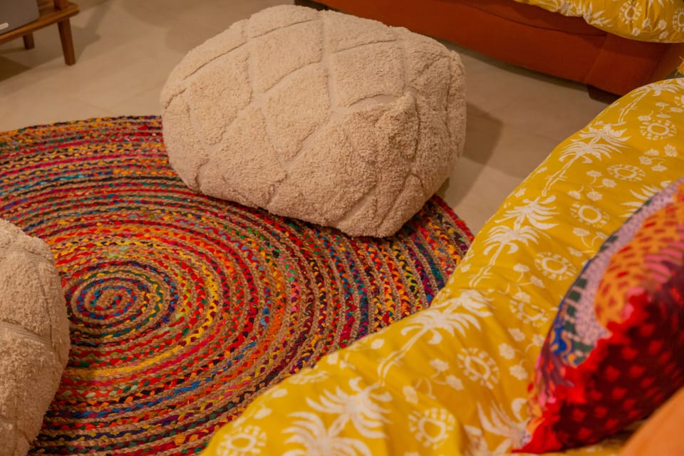 Textiles sourced locally.