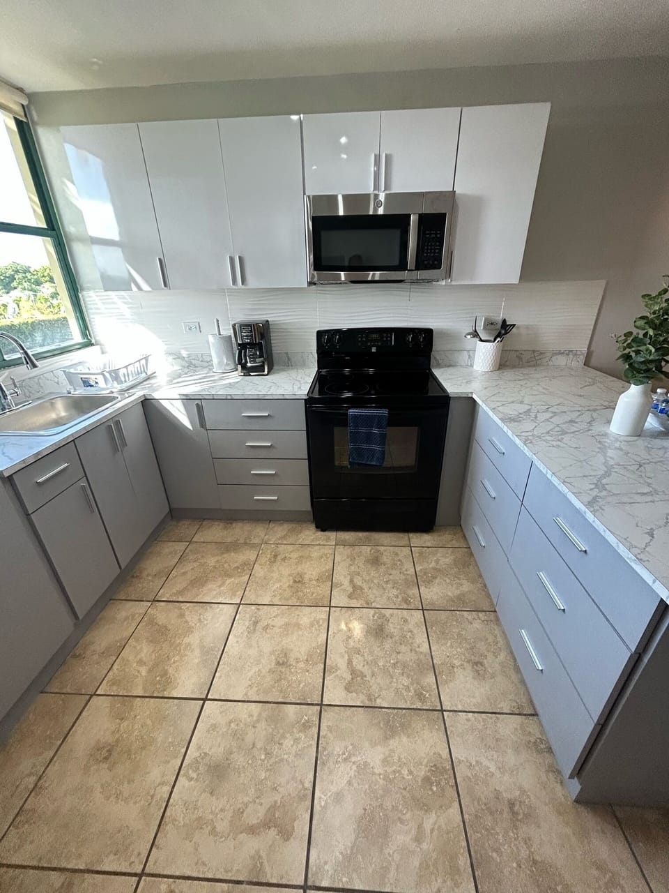Updated kitchen area