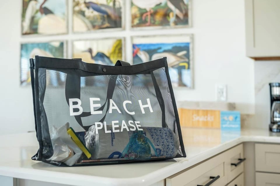 Welcome bags for our wonderful guests.