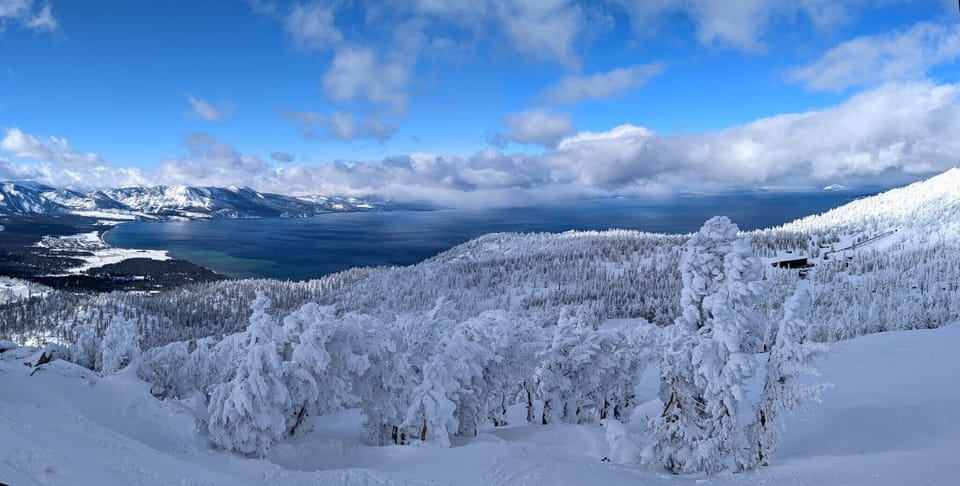 Lake Tahoe from the top of Heavenly Ski Resort