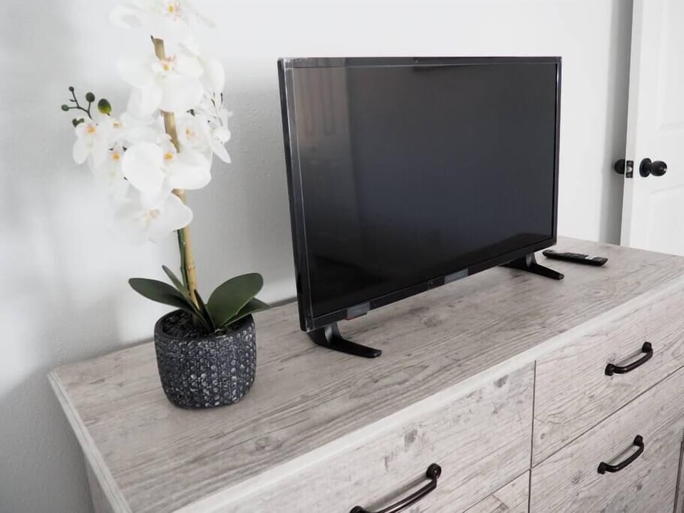 Each bedroom is furnished with television.