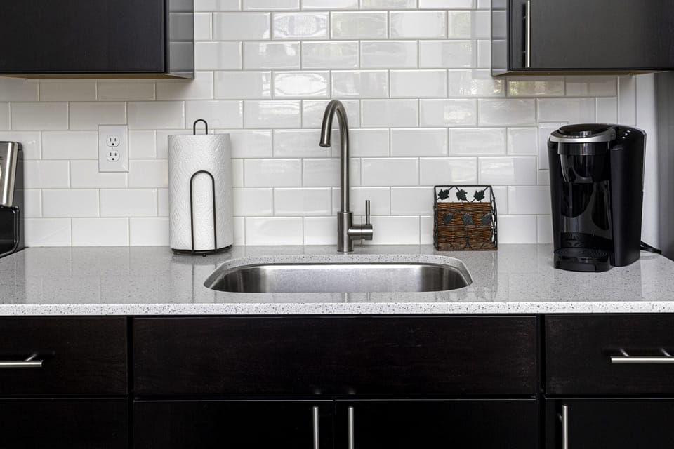 Apt 101 sink in the kitchenette