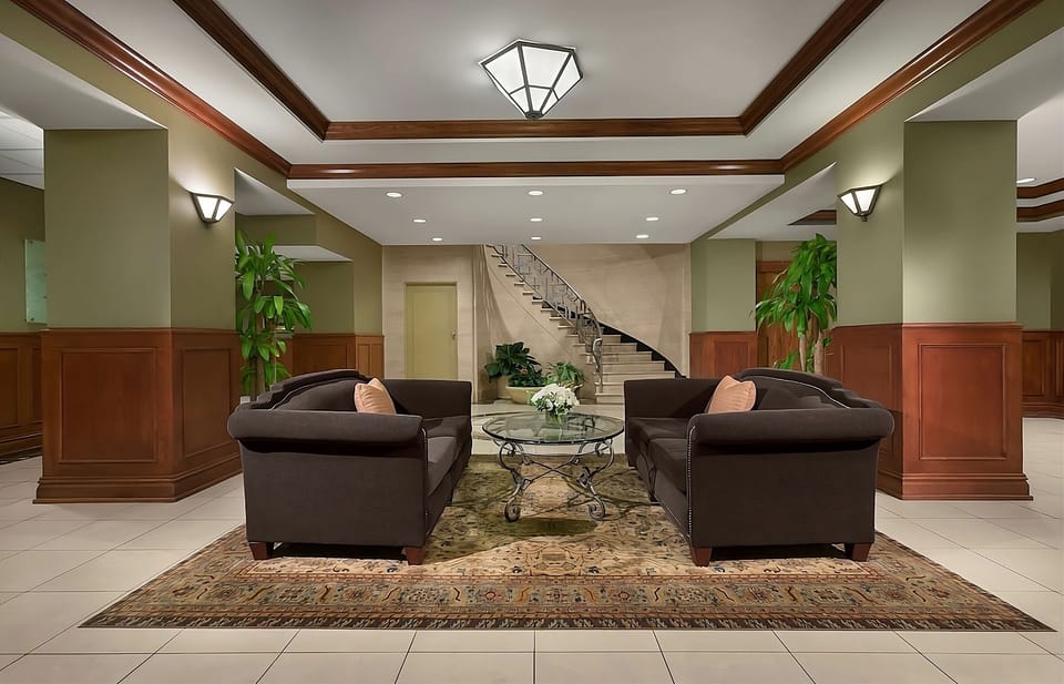 Settle into plush sofas for calm conversation and downtime.