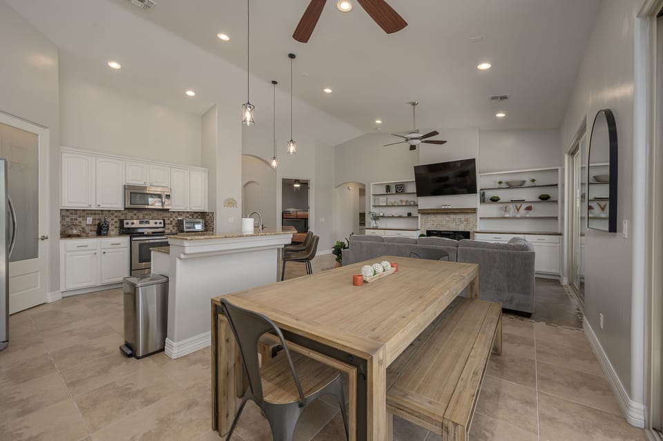 Open floorpan