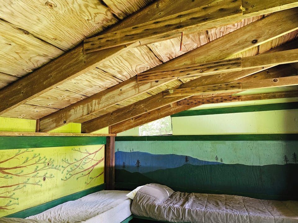 Inside Rustic Pine (2 twin cots)