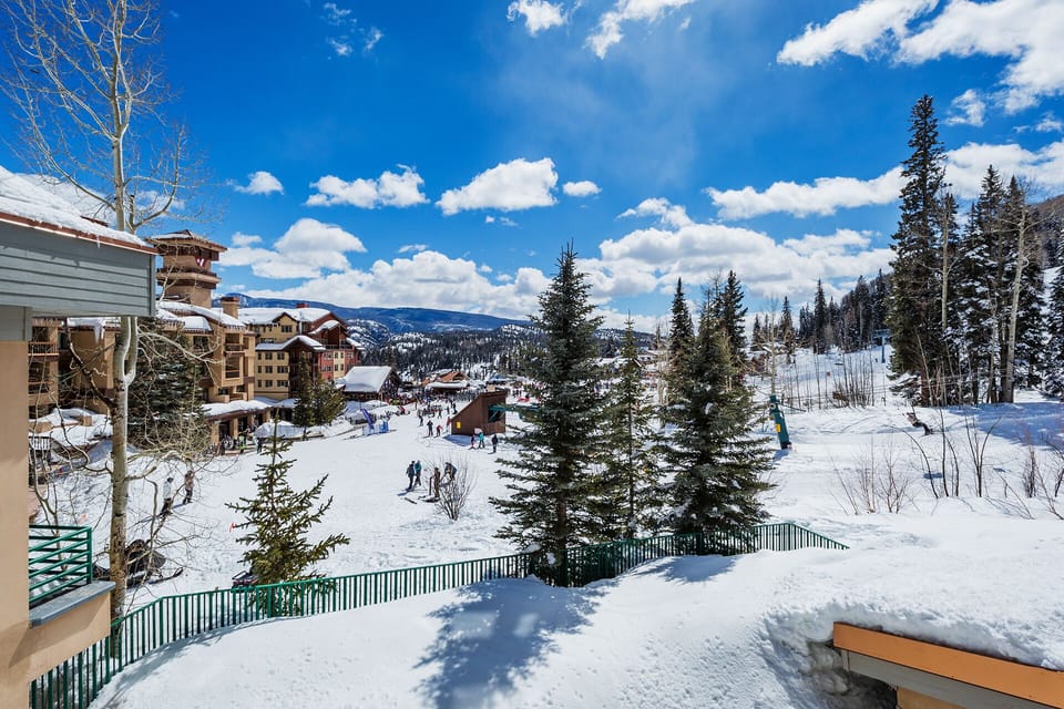 Views of the main base area