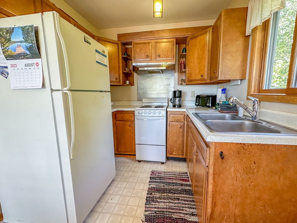 A cozy kitchen for when you want to stay in and cook a meal.