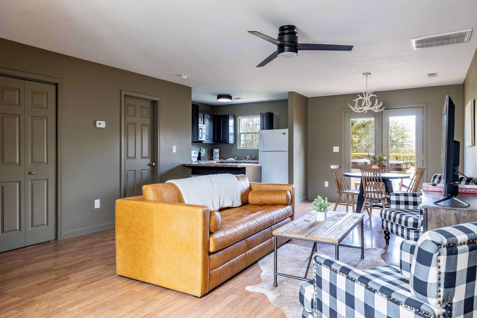 Bright and inviting space with stylish furniture, perfect for relaxation and fun!