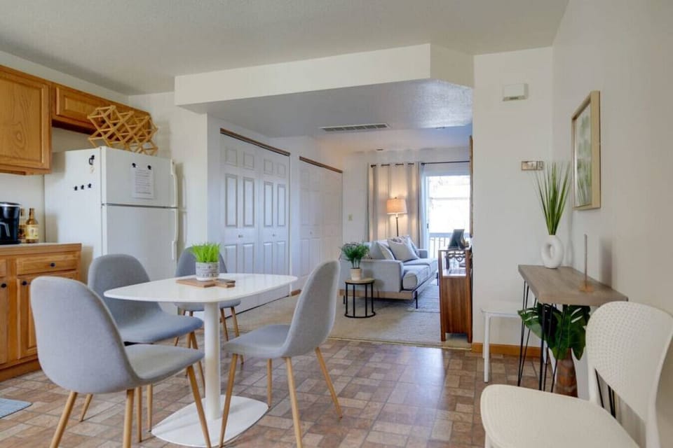 Eat-In Kitchen Open to Living Room