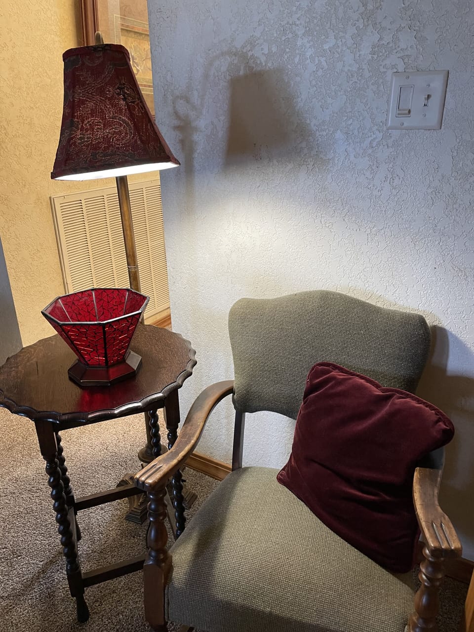 Lamp, Furniture, Chair, Architecture, Building