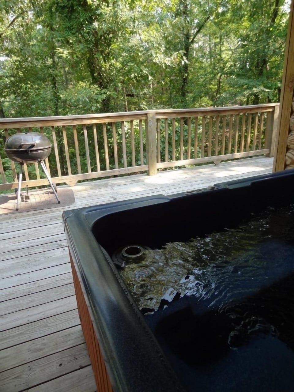 House, Porch, Deck, Tub, Hot Tub