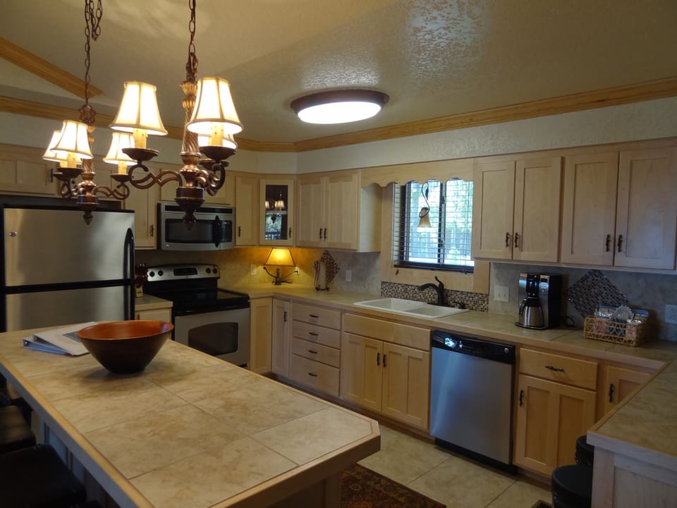 Indoors, Kitchen, Microwave, Oven, Floor