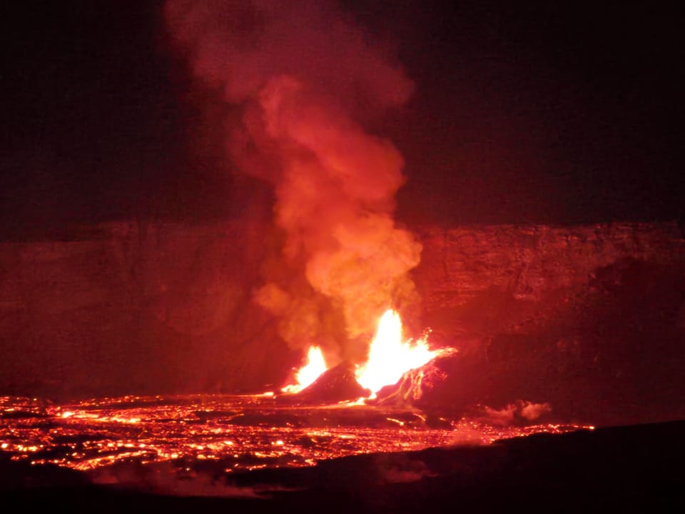 volcano 15 minutes away