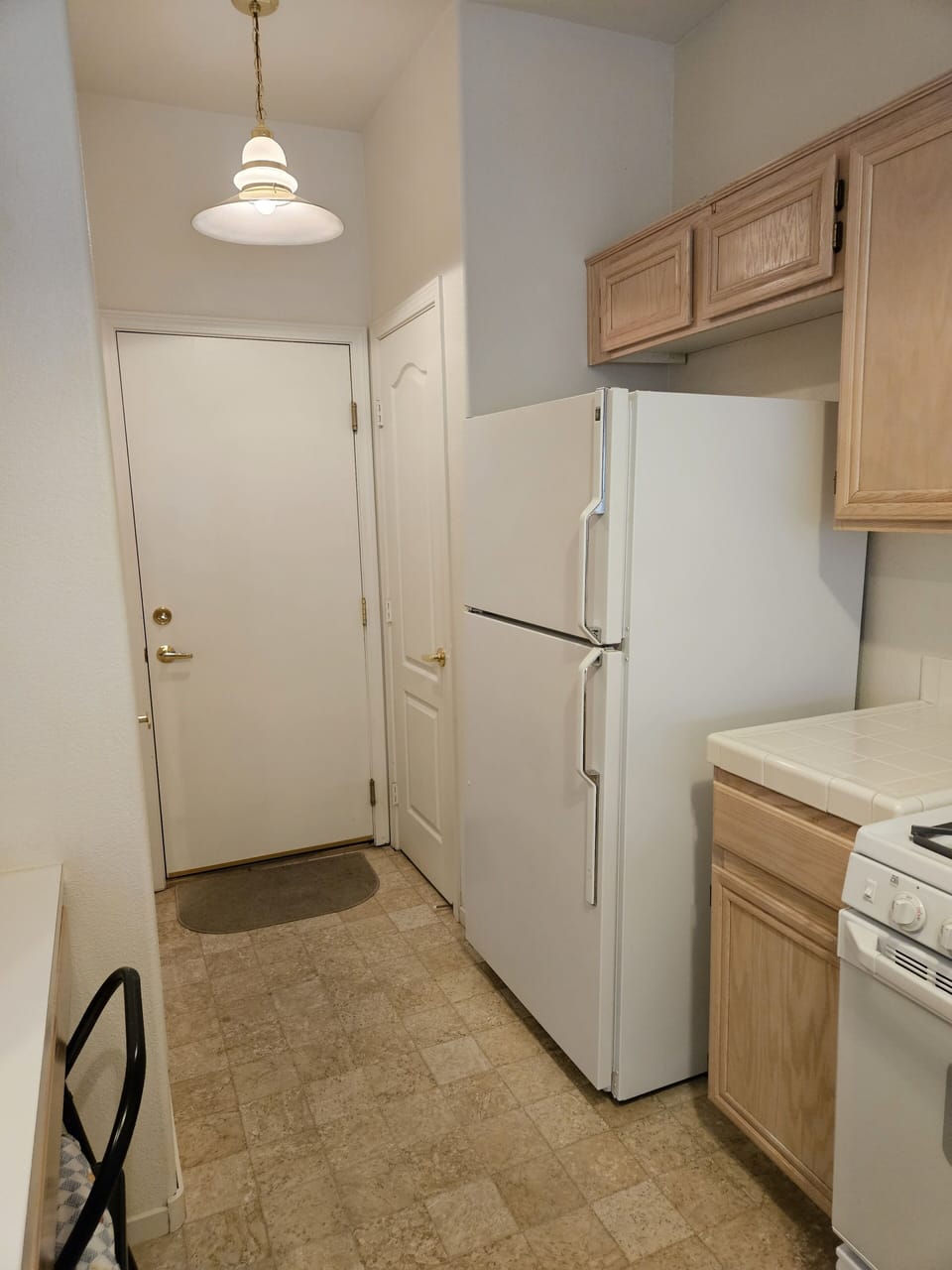Kitchen entry to garage