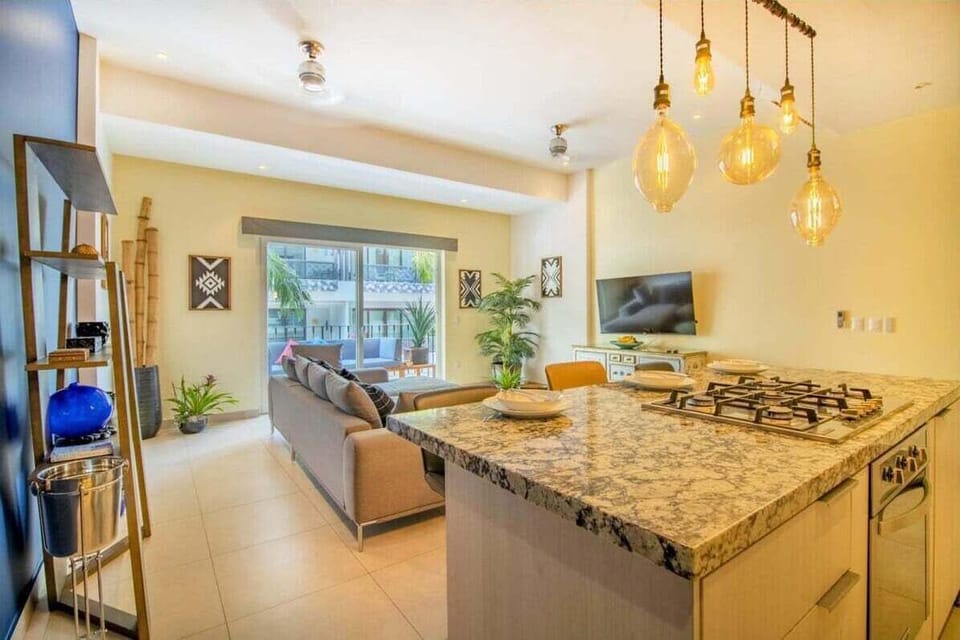 Kitchen island.