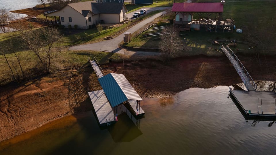 Covered boat dock for your use. This is shared