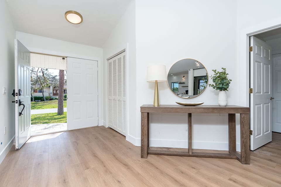Entry way into the home!  