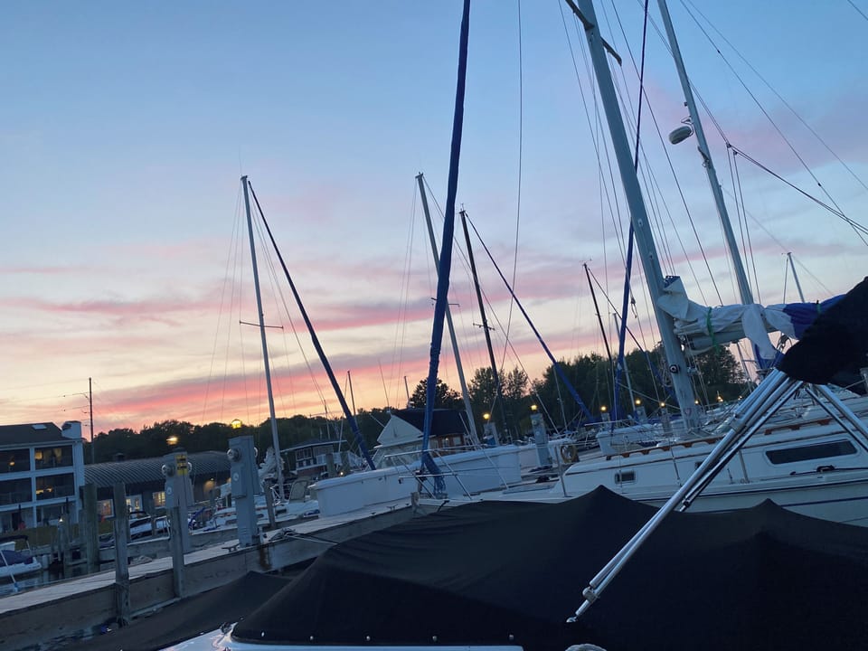 Marina in the evening