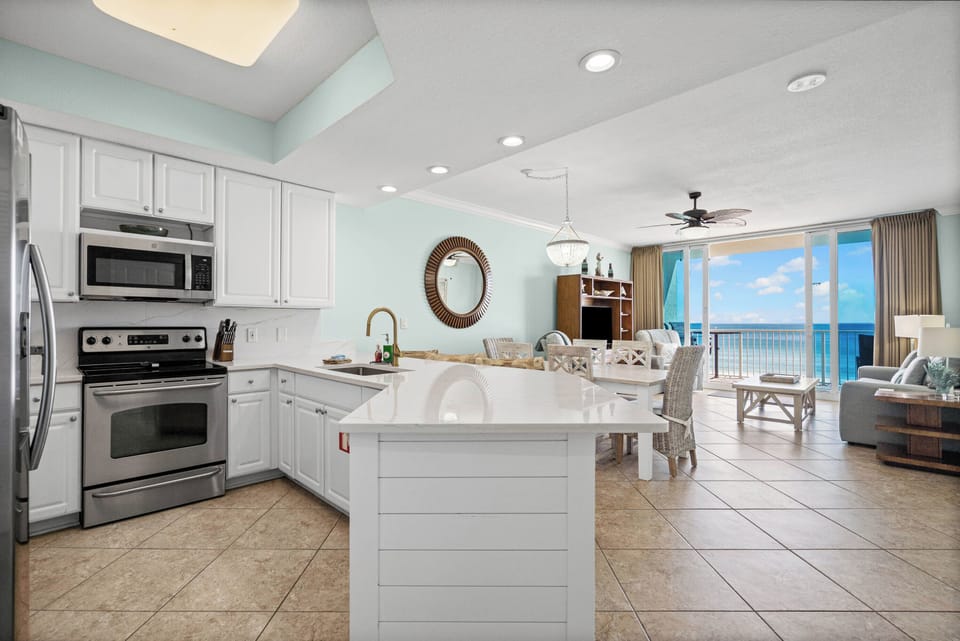 Kitchen and living area
