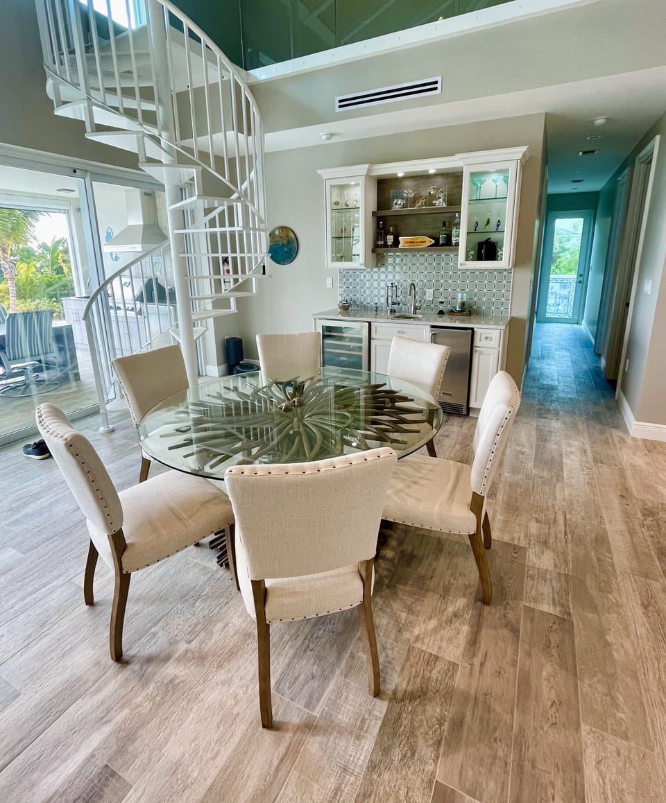 Indoor dining area 