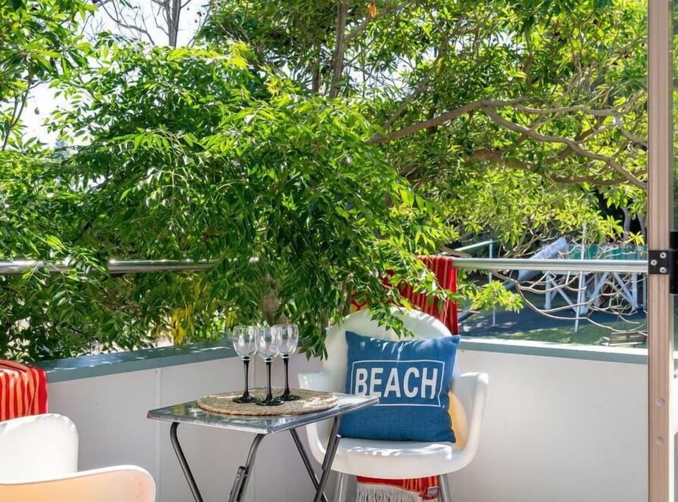 Balcony off living area 