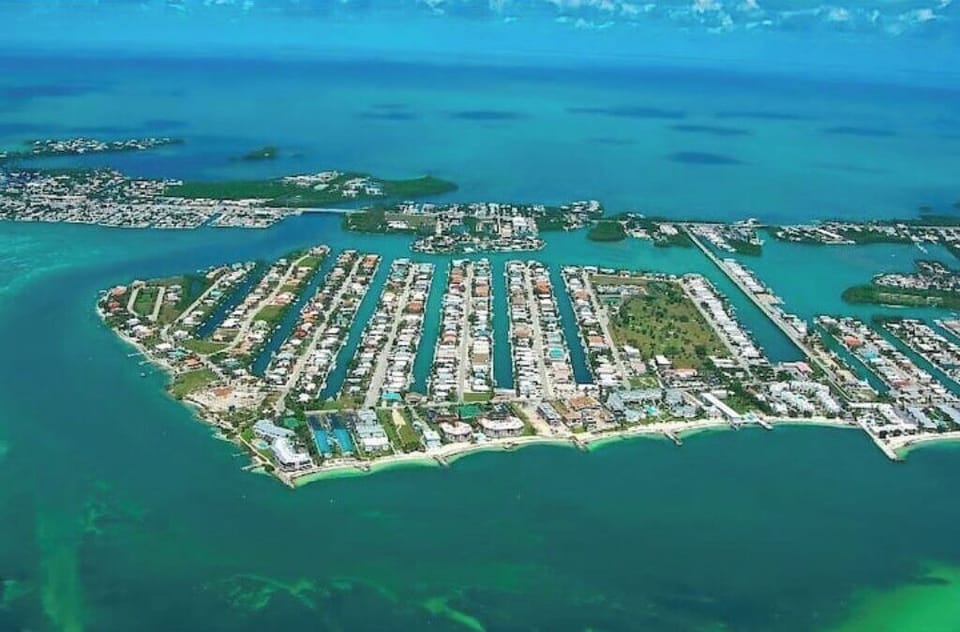 City of Key Colony Beach from the ocean