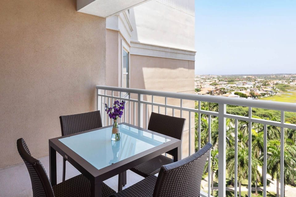 Guest Balcony (Garden view shown-view varies in condo)