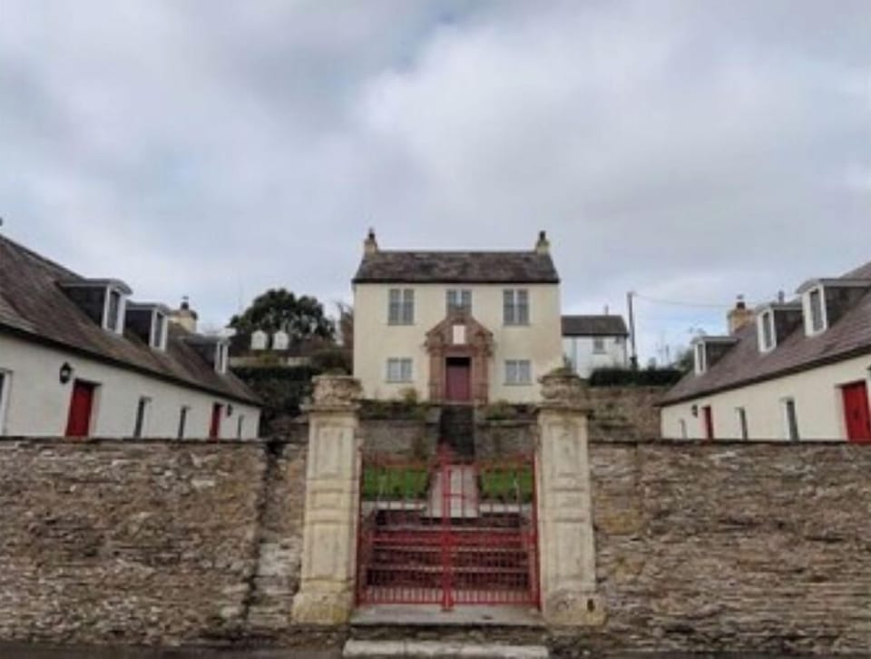 View of the charming historic compound from the front gates