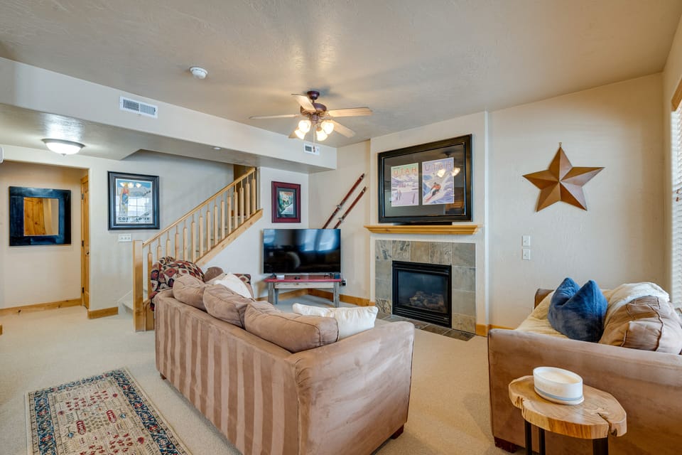 Park City Vacation Rental | 2BR | 2.5BA | 1,600 Sq Ft | Stairs Required