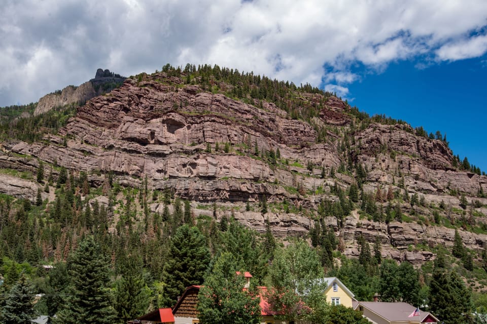 Mountain view from the patio