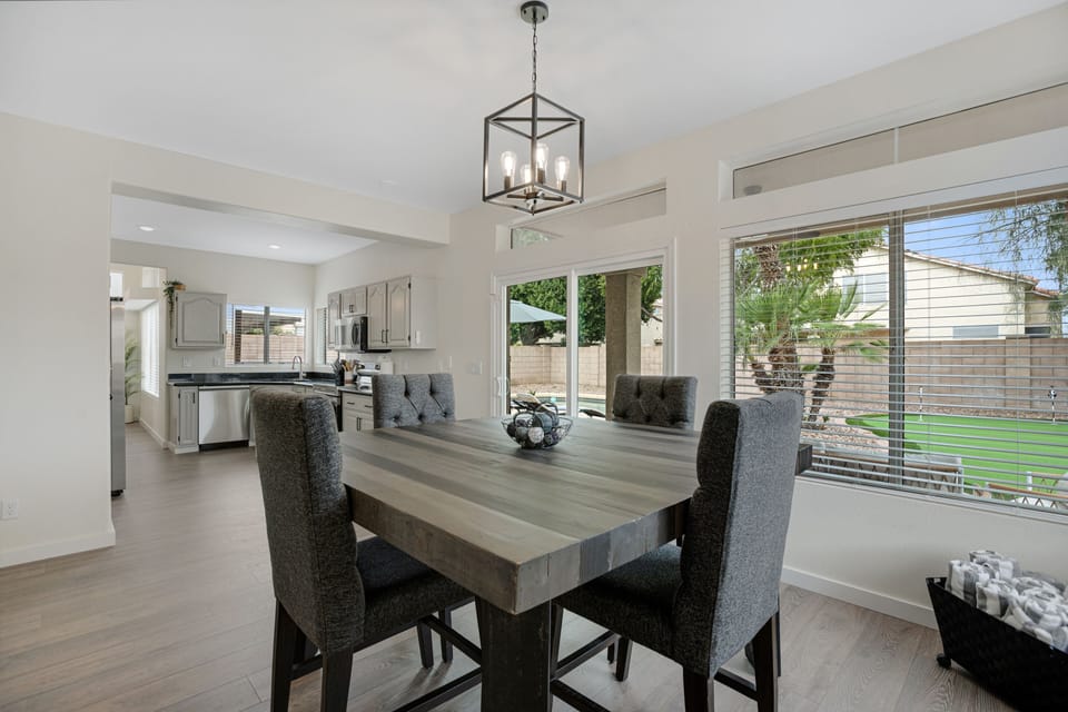 Dining area #2 off the kitchen. Table seats 4.