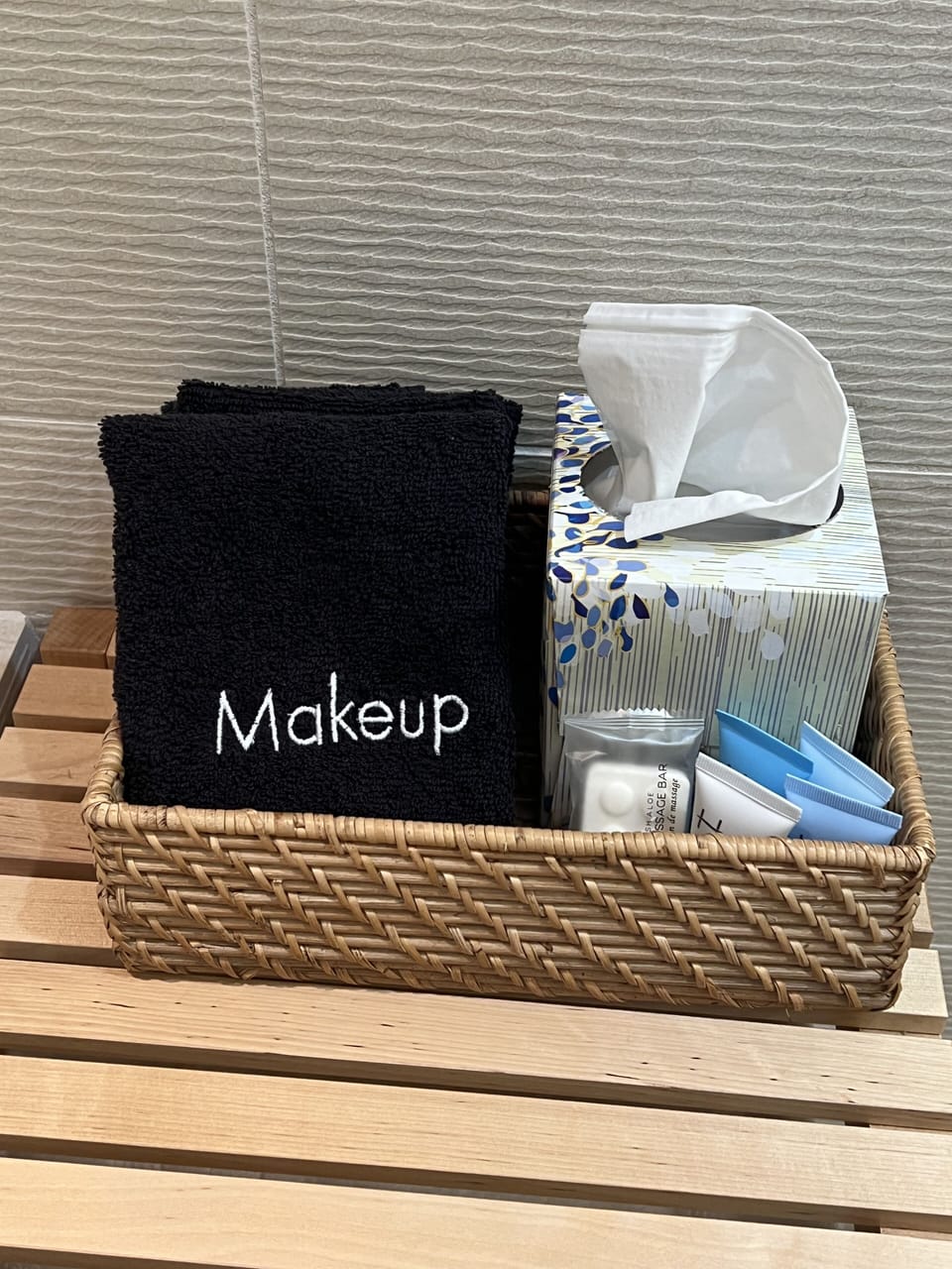 Complementary soaps in each bathroom.