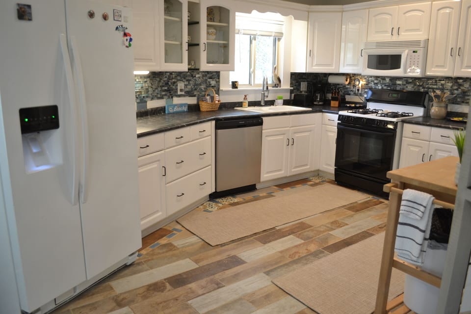 Fully stocked kitchen 