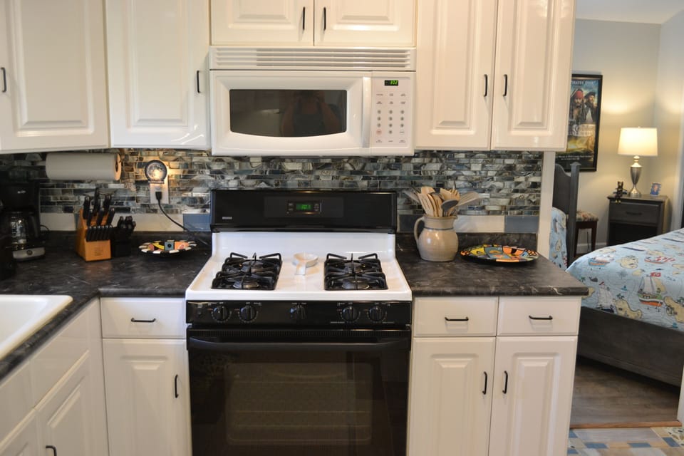 Cook on the gas stove