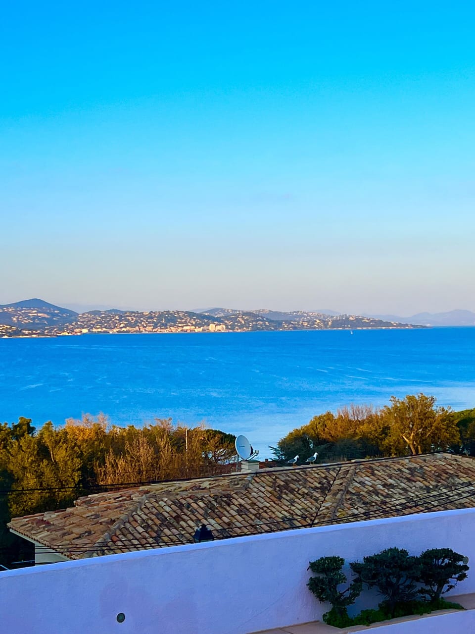 Seaview of Saint Maxine from terrace