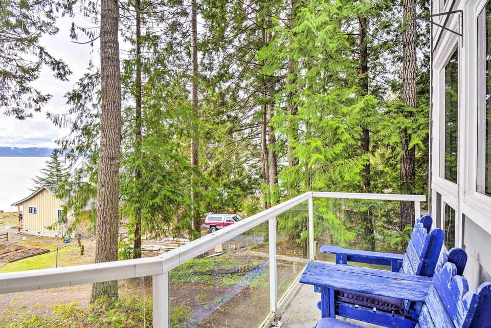 Furnished Deck | Hood Canal Views | Fire Pit | Gas Grill
