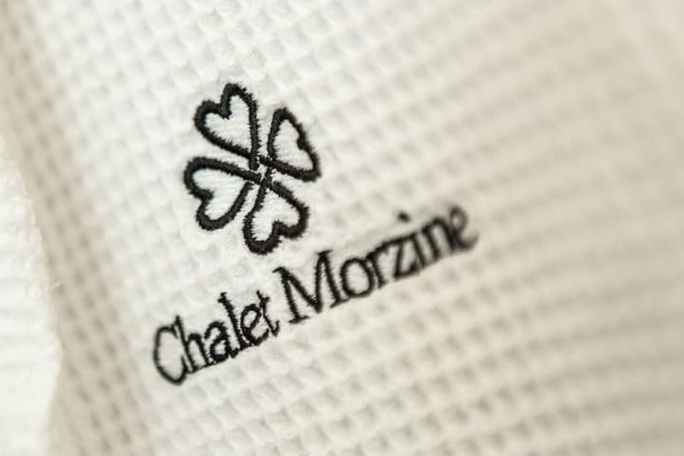 Fluffy towels and dressing gowns are provided