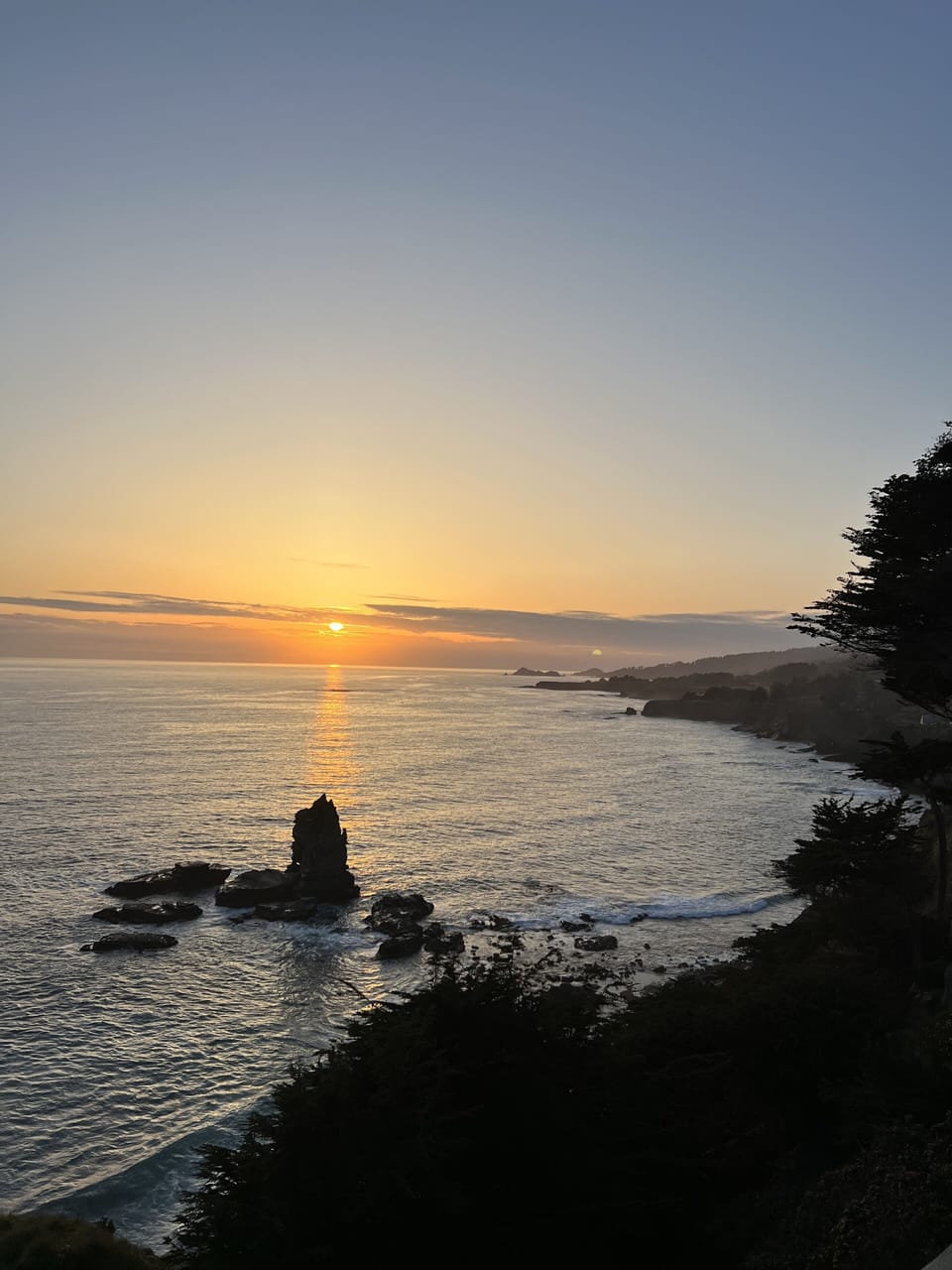 You can cuddle up on the couch and watch the sunset!
