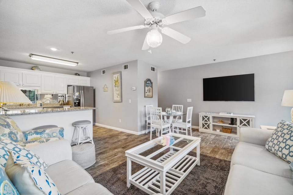 Living Room with Queen Sleeper Sofa