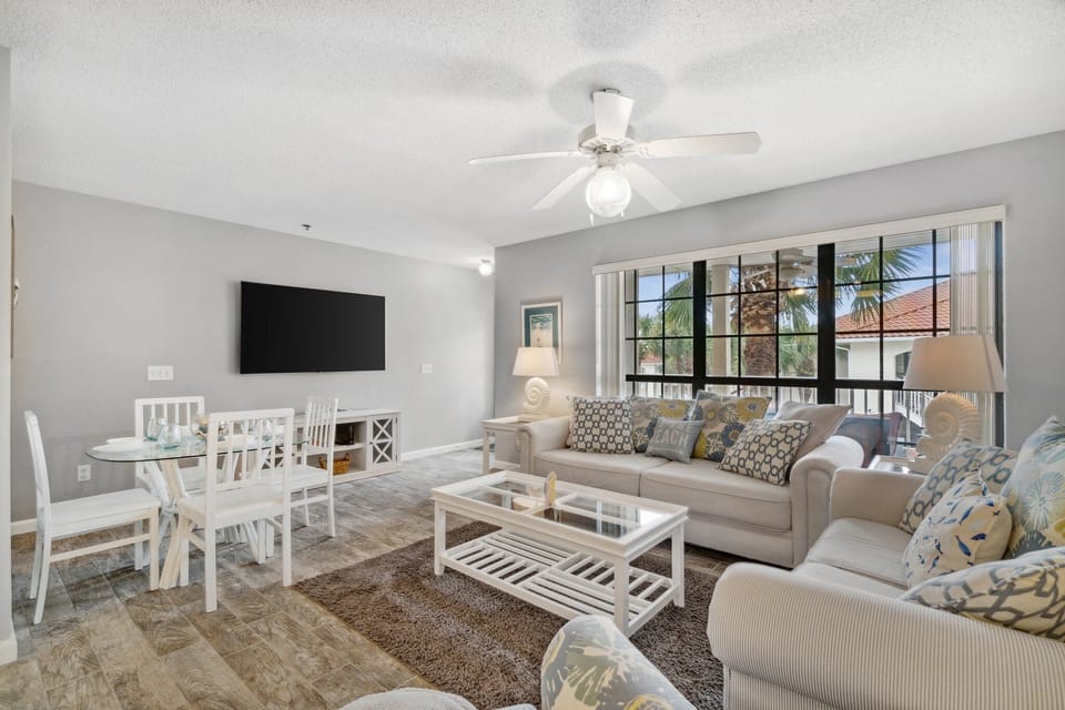 Living Room with Queen Sleeper Sofa