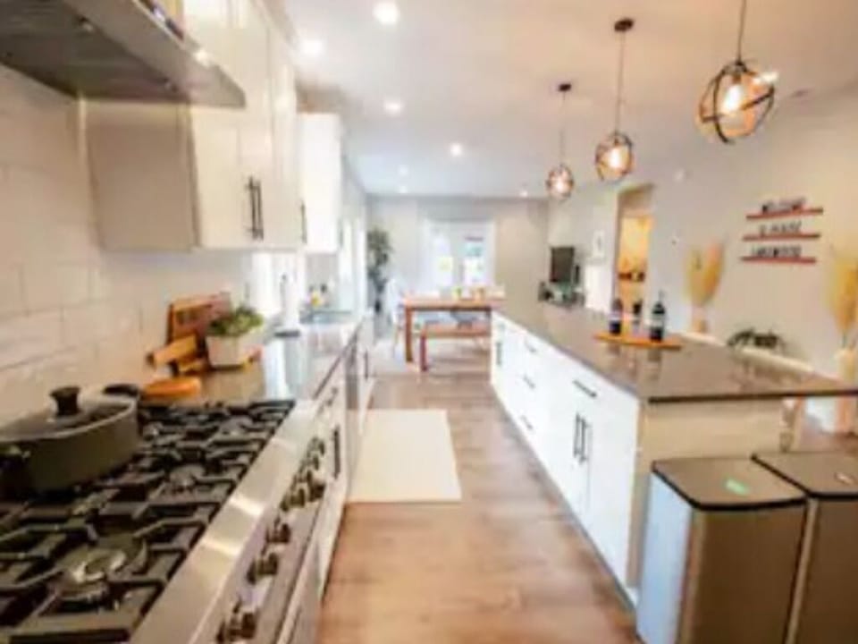 The open concept is perfect for social or family gatherings